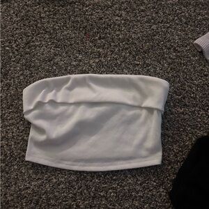 SHEIN Classic White Tube Top